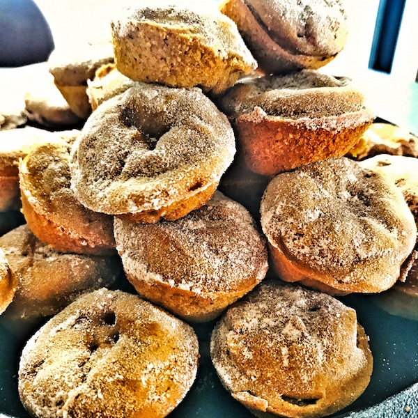 Pumpkin Doughnut Bites