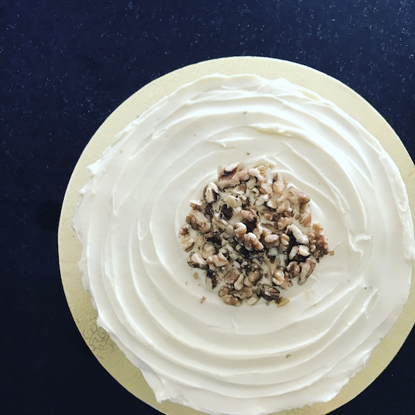 White Chocolate and Sweet Potato Cake (extra time dish)