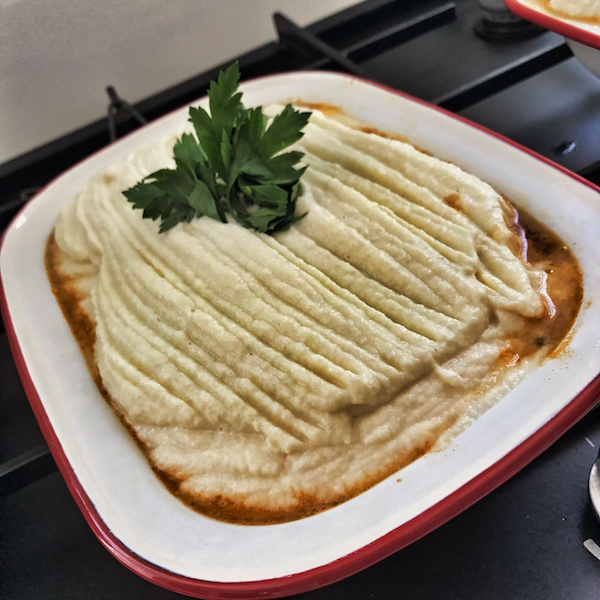 Low Carb Shepherd’s Pie (extra time dish)