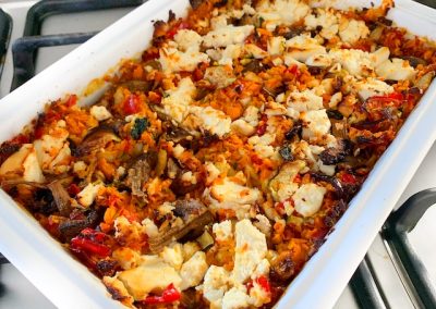 Vegetable Bake with Thyme Infused Oil (extra time dish)