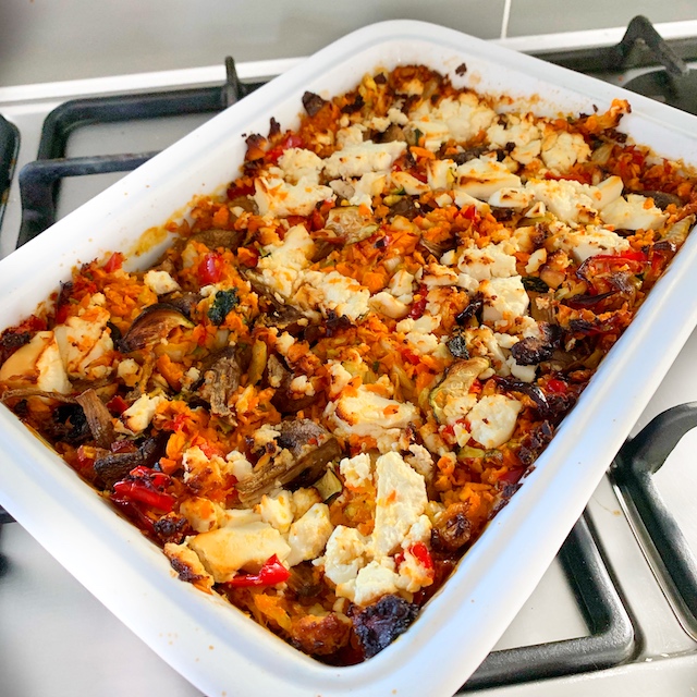 Vegetable Bake with Thyme Infused Oil (extra time dish)