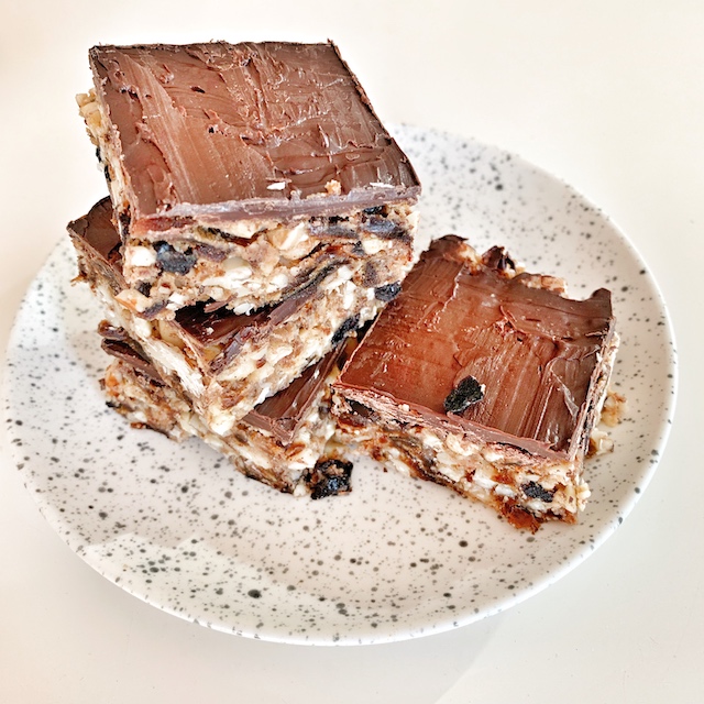 Nutty Caramel Slice