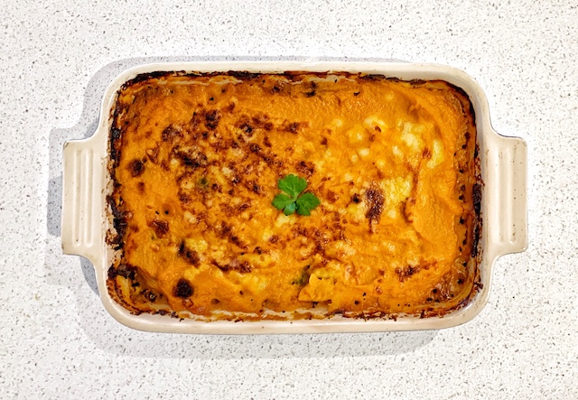 Cottage Pie with Sweet Potato Mash
